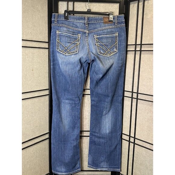 BKE Jeans Tenley Distressed Bootcut Stretch Western WOMENS 30 X 31 1/2 - Picture 3 of 15